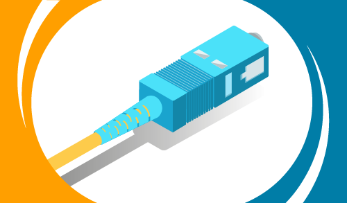 image d'une prise de fibre optique