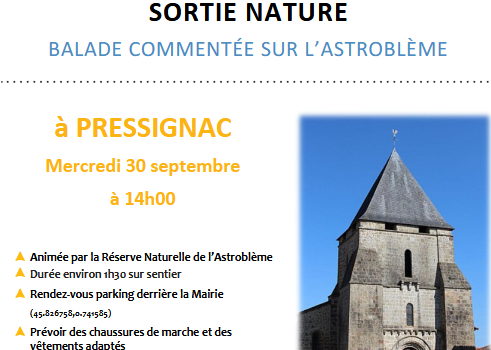 BALADE COMMENTÉE SUR L’ASTROBLÈME